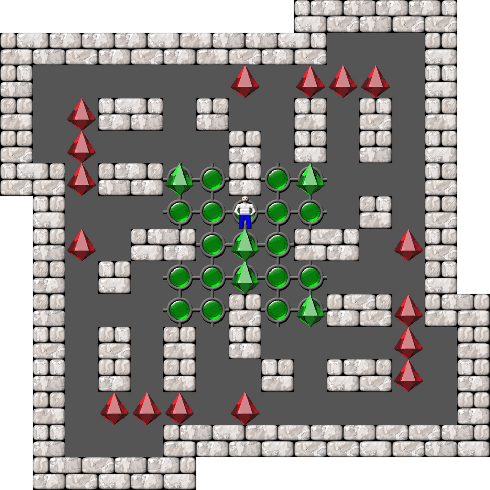 Sokoban Sasquatch 02 Arranged level 24